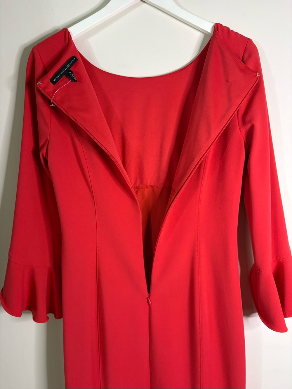 NWOT WHBM Body-Perfecting Flutter Sleeve Dress Fits as Sz 6 - Picture 5 of 12